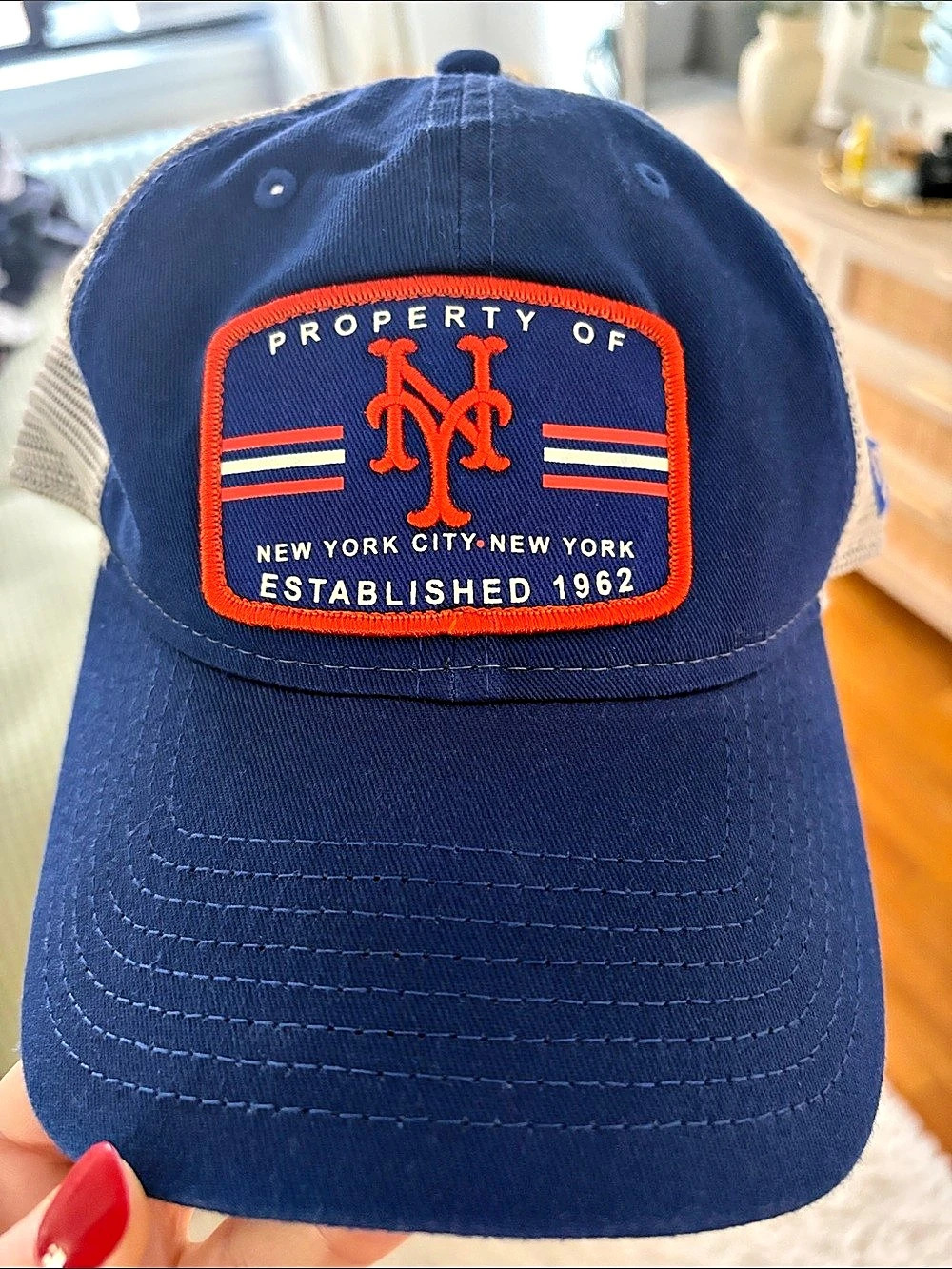 New Era 9TWENTY MLB New York Mets Cap Blue & Orange